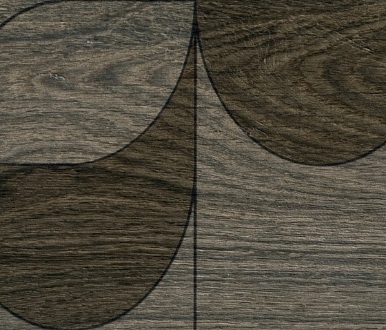 Bio Timber | Oak Grigio Scuro compass | Panneaux céramique | Lea Ceramiche