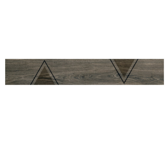 Bio Timber | Oak Grigio Scuro triangles | Ceramic panels | Lea Ceramiche