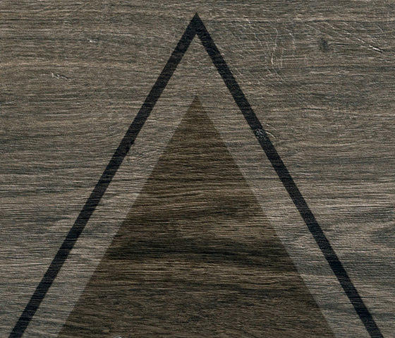 Bio Timber | Oak Grigio Scuro triangles | Keramik Platten | Lea Ceramiche