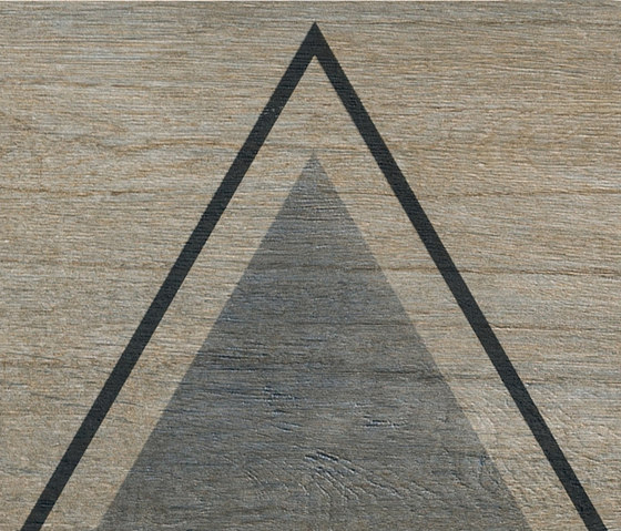 Bio Timber | Oak Provenzale triangles | Panneaux céramique | Lea Ceramiche