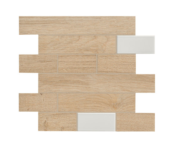 Bio Timber | Oak Patinato Chiaro mosaico wall | Carrelage céramique | Lea Ceramiche