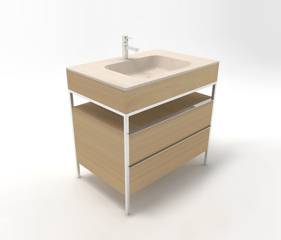 CNC 90 bathroom unit | Vanity units | Zaninelli