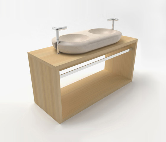 Minimalist vanity cabinet | Meubles sous-lavabo | Zaninelli