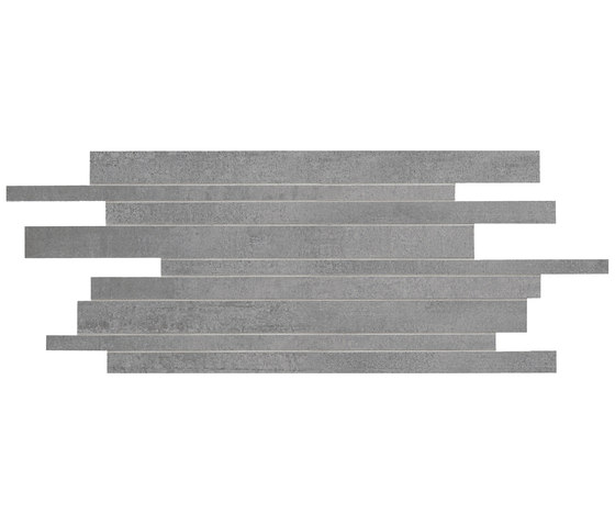 Link Slate Grey Strips | Ceramic mosaics | Ceramiche Keope