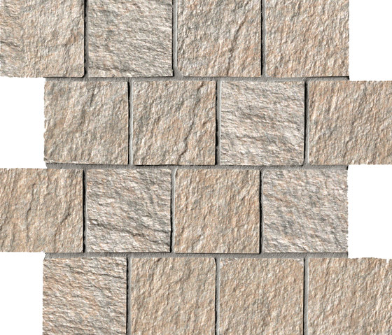 In&Out - Percorsi Quartz Mosaico Sand | Ceramic mosaics | Ceramiche Keope