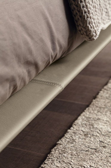 Aqua upholstered Bed | Beds | Presotto