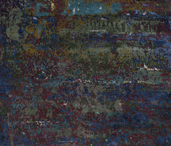 Texture - Canvas scarab blue | Rugs | REUBER HENNING