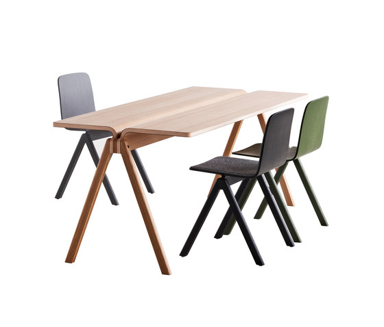 Copenhague Moulded Plywood Table CPH150 | Mesas contract | HAY