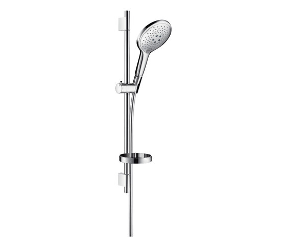 hansgrohe Raindance Select S 150 3jet hand shower/ Unica'S Puro wall bar 0.65 m set | Shower controls | Hansgrohe