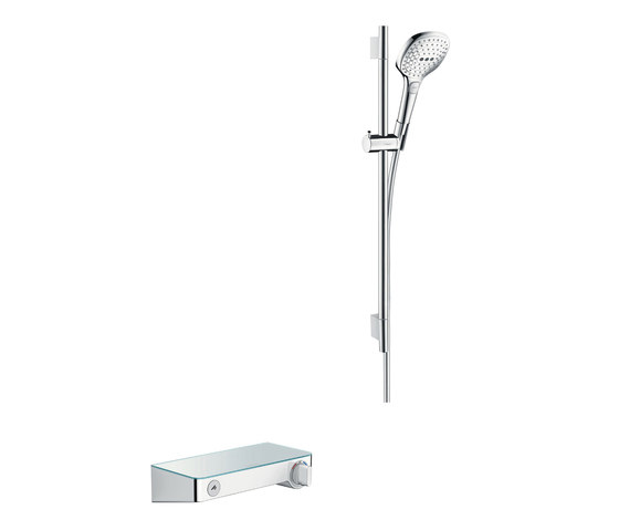 hansgrohe ShowerTablet Select 300 Combi 0.65 m with Raindance Select E 120 3jet hand shower | Shower controls | Hansgrohe