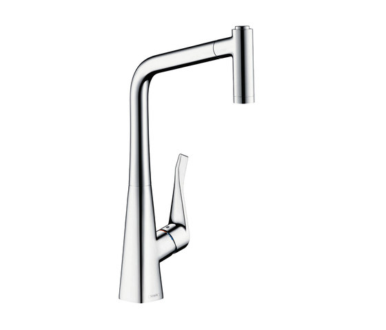 hansgrohe Metris Single lever kitchen mixer with pull-out spray | Kitchen taps | Hansgrohe