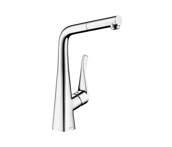 hansgrohe Single lever kitchen mixer with pull-out spout | Kitchen taps | Hansgrohe