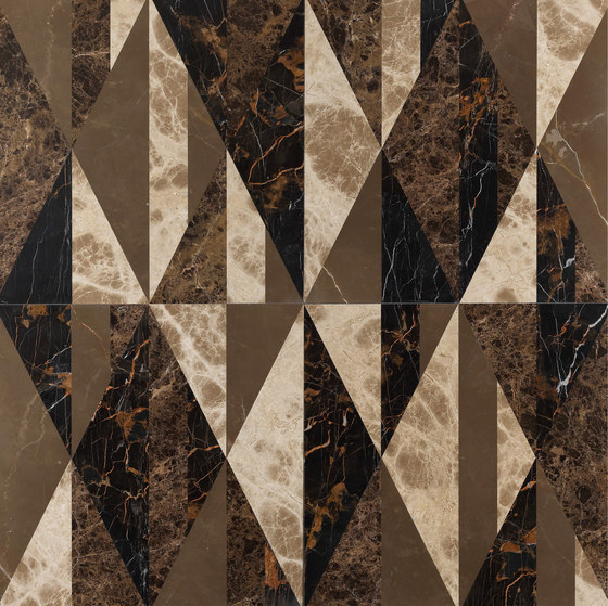 Opus | Tangram caffè | Lastre pietra naturale | Lithos Design