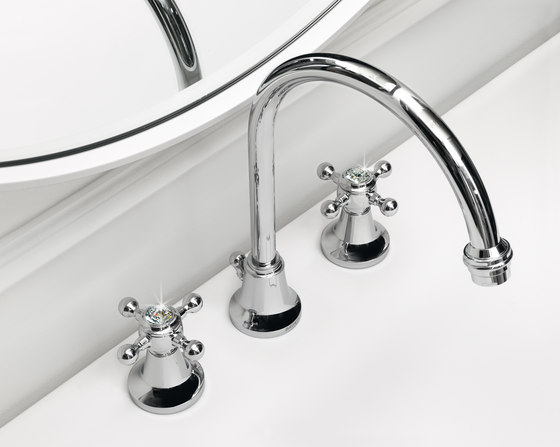 Agora 3 hole basin mixer | Wash basin taps | Zucchetti