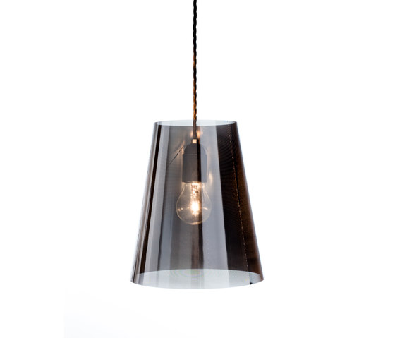 Fade pendant light blackened stainless steel - offline | Lámparas de suspensión | Nyta