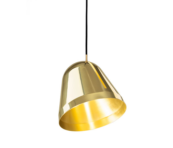 Tilt Brass pendant light | Lampade sospensione | Nyta