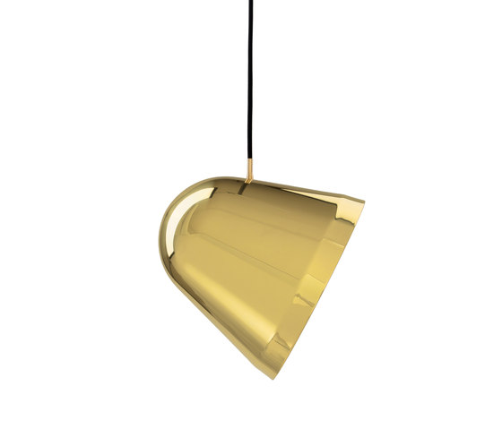 Tilt Brass pendant light | Lampade sospensione | Nyta