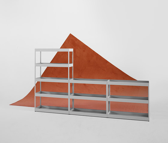 New Order Home Irregular Open Shelf with Trays | Scaffali | HAY