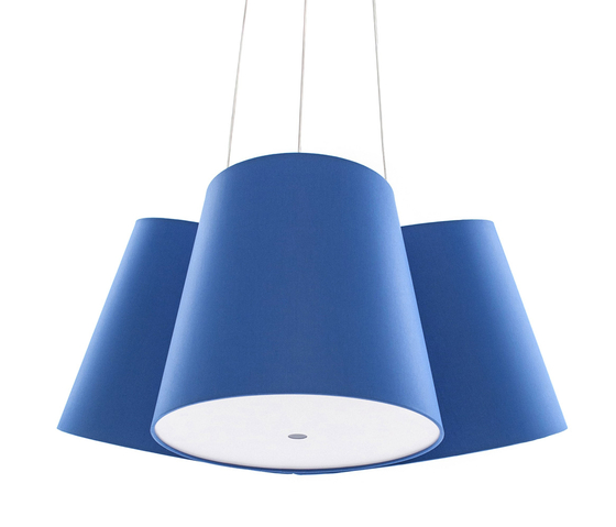 Cluster blue-blue-blue | Lámparas de suspensión | frauMaier.com