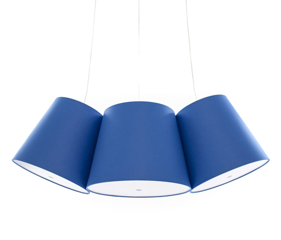 Cluster blue-blue-blue | Lámparas de suspensión | frauMaier.com