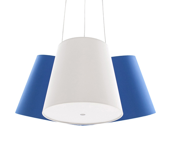 Cluster blue-white-blue | Lámparas de suspensión | frauMaier.com