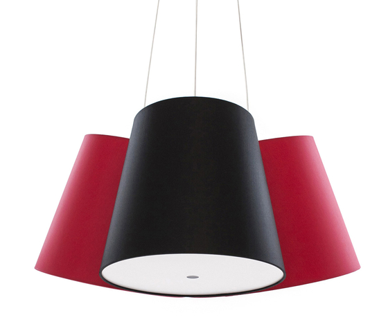 Cluster red-black-red | Lámparas de suspensión | frauMaier.com