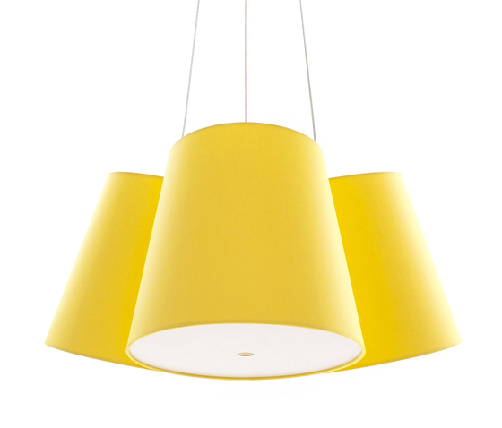 Cluster yellow-yellow-yellow | Suspended lights | frauMaier.com