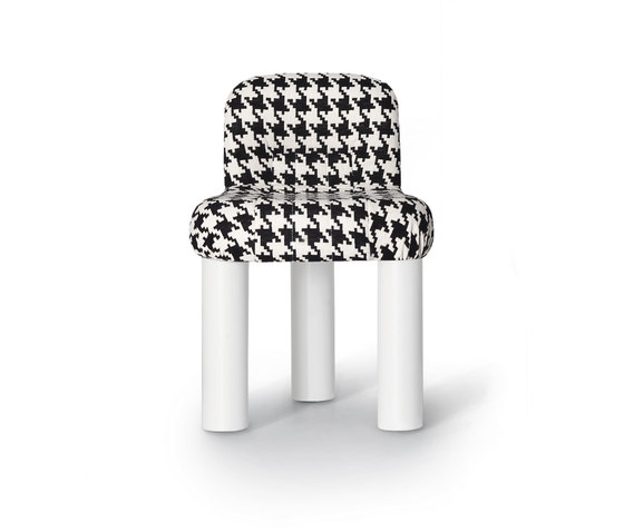 Botolo Armchair - High Version with white lacquered base | Chairs | ARFLEX