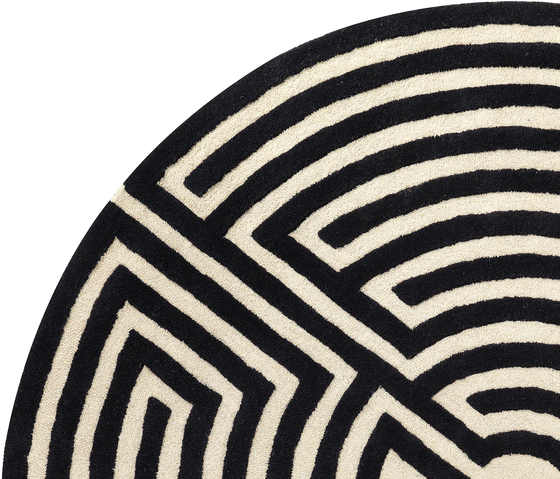 Labyrint Tufted charcoal | Tapis / Tapis de designers | Kateha