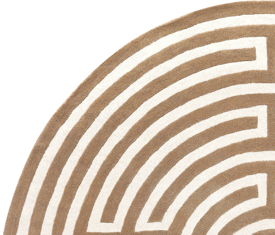 Labyrint Tufted creme | Formatteppiche | Kateha