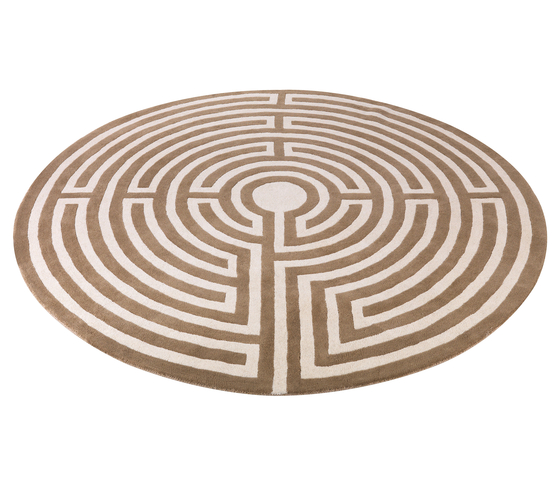 Labyrint Tufted creme | Alfombras / Alfombras de diseño | Kateha