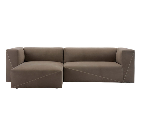 Diagonal chaise longue sectional sofa | Divani | Fendi Casa
