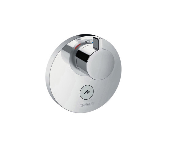 hansgrohe ShowerSelect S Thermostatic mixer highflow for concealed installation for 1 function and additional outlet | Shower controls | Hansgrohe