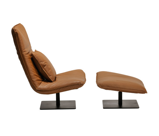 Le Sac armchair with footstool leather | Sillones | Indera