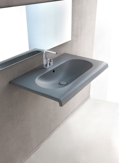 Fluid wall-hung washbasin 80 | Lavabos | Ceramica Cielo