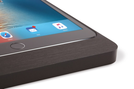 Eve wall mount for iPad - brushed black | Estaciones smartphone / tablet | Basalte