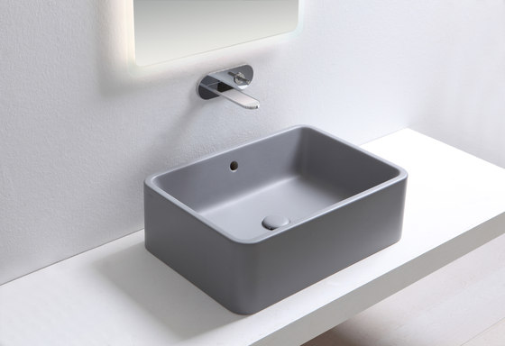 Shui rectangular on top washbasin 60 | Wash basins | Ceramica Cielo