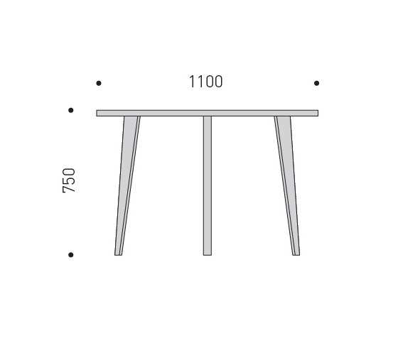 Table medium | Tavoli pranzo | MINT Furniture