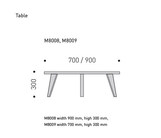 Coffeetable low | Tables basses | MINT Furniture