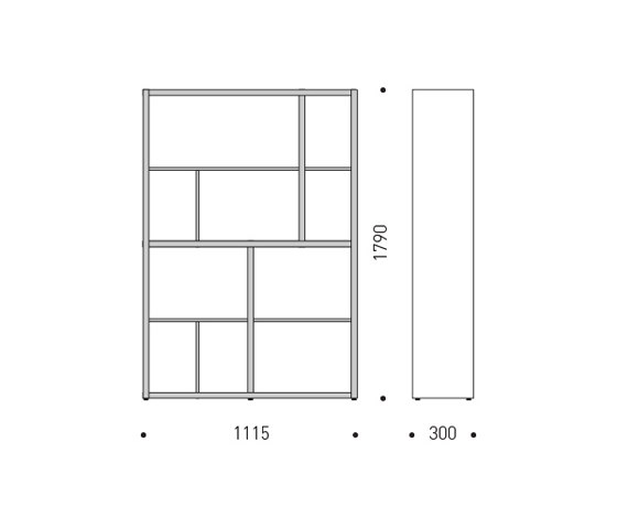 Shelf medium | Étagères | MINT Furniture