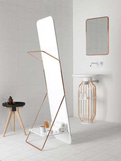 Bowl Standing Mirror | Miroirs | Inbani