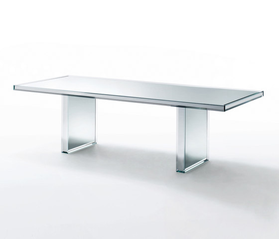 Prism Mirror Table | Tables de repas | Glas Italia