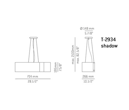 shadow T-2934 suspension | Lámparas de suspensión | Estiluz