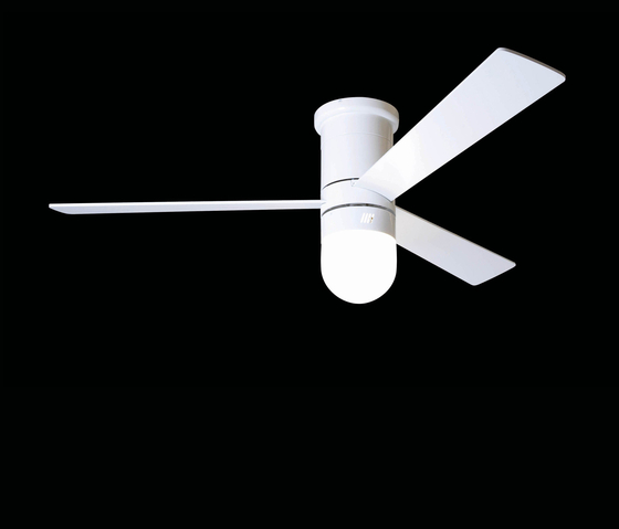 Cirrus hugger gloss white with 352 light | Ventilatoren | The Modern Fan