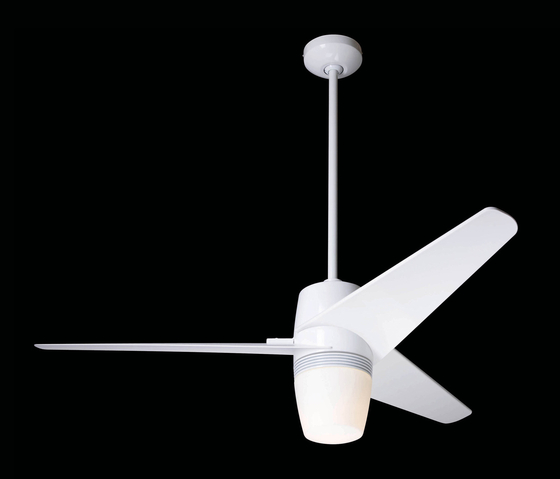 Velo gloss white with 850 light | Ventilatoren | The Modern Fan