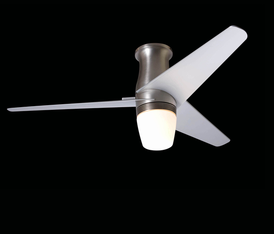 Velo hugger bright nickel with 850 light | Ventilatori | The Modern Fan