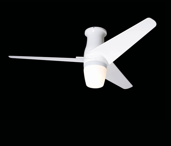 Velo hugger gloss white with 850 light | Ventilatoren | The Modern Fan