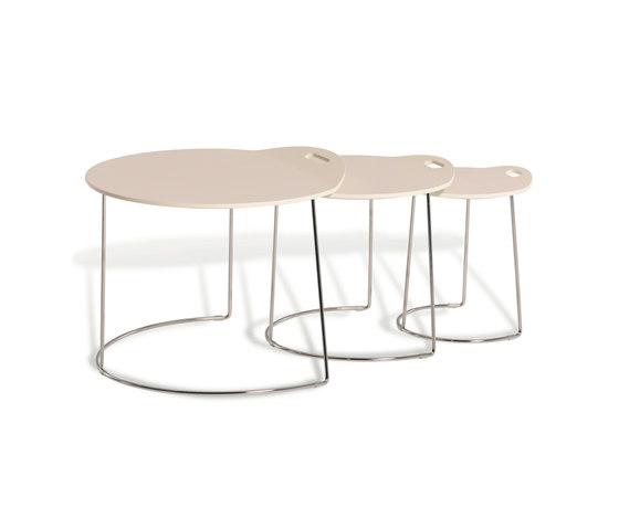 Pompaples 3 tables gigognes | Tables d'appoint | Atelier Pfister