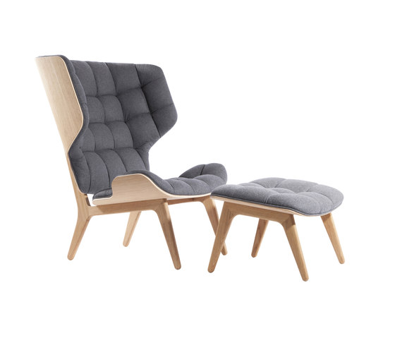 Mammoth Chair, Natural / Wool Coal Grey 067 | Sessel | NORR11