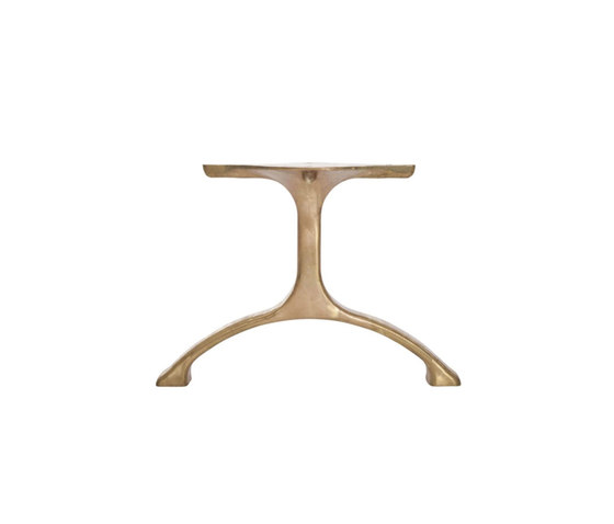 Table Legs Maiden, Set - Brass/Low | Tischgestelle | NORR11